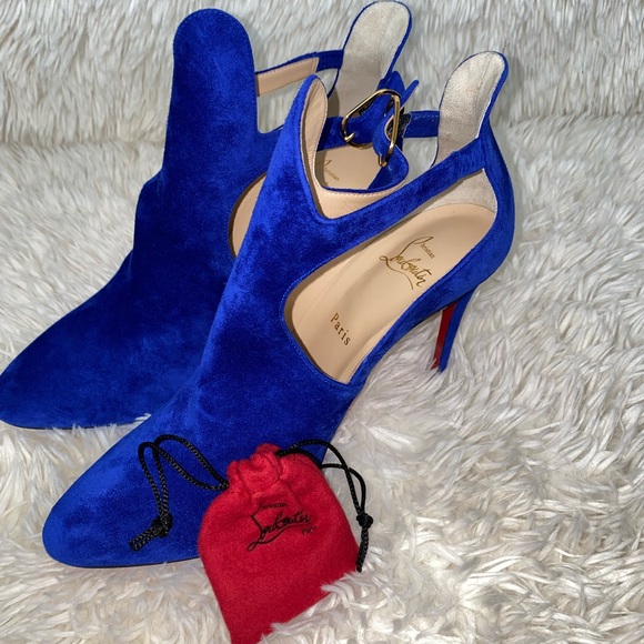 Louboutin Canadada 100 Veau Velours - Picture 1 of 7
